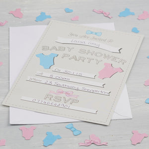 Invitations – Baby Shower – Little Lady or Mini Mister