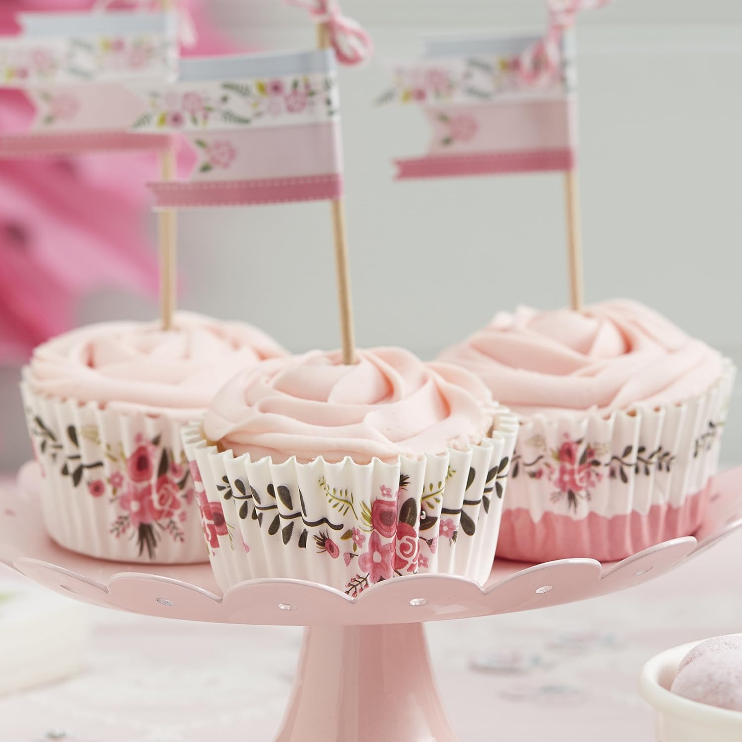 Floral Fancy Cupcake Cases