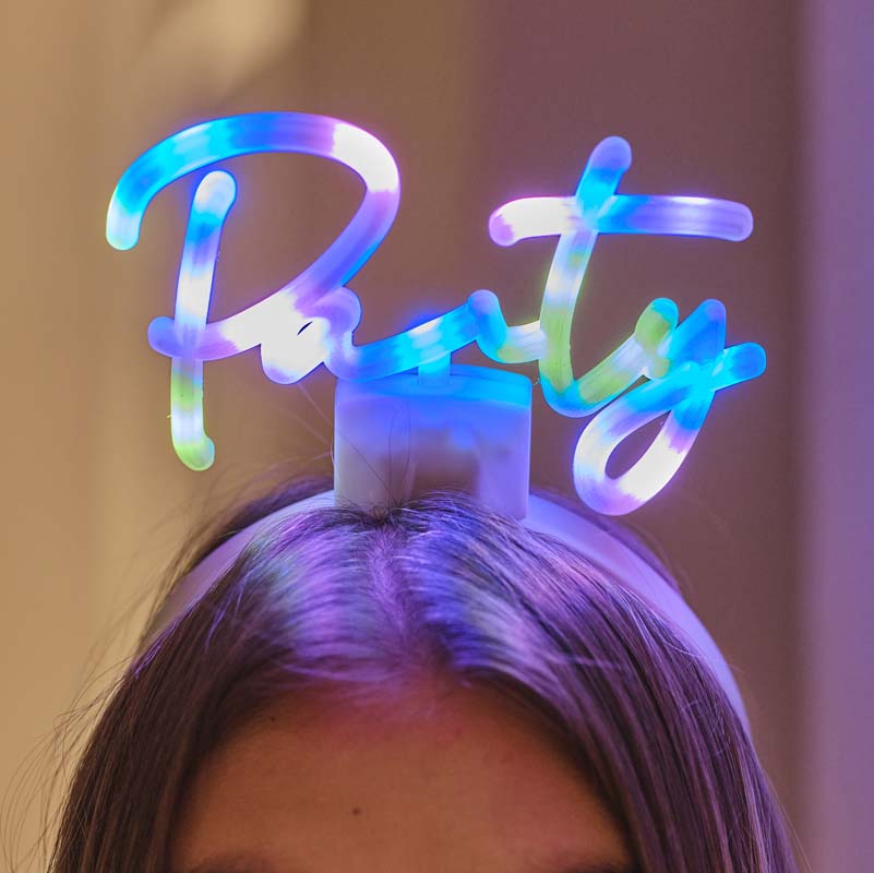 Mix It Up Additions - Light Up Rainbow Party Headband