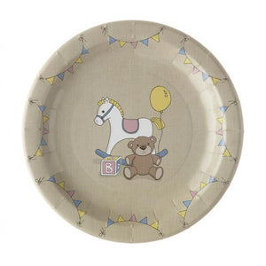 Paper Party Plates - Rock-A-Bye Baby