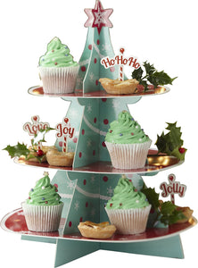 3 Tier Christmas Tree Cake Stand