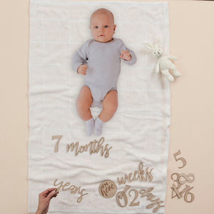 Baby In Bloom - Wooden Milestone Mix and Match Signs