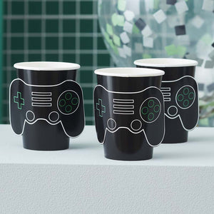 Game On - Paper Cup - Pop Out Controller Paper Cups