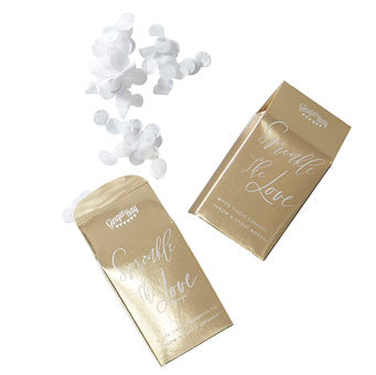 Gold Wedding - Gold Bio Degradable Wedding Confetti Boxes
