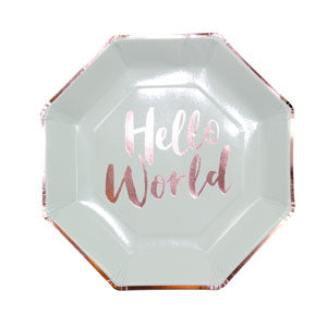 Hello World - Paper Plates