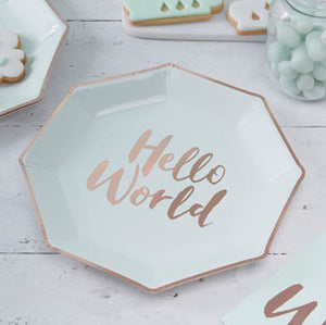 Hello World - Paper Plates