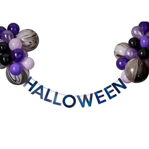 Let's Get Batty - Bunting - Halloween with Balloons