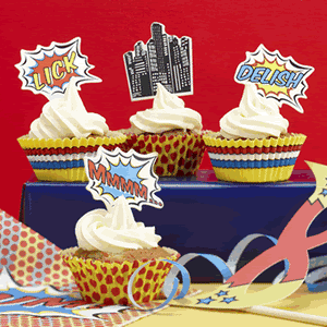 Pop Art Party Cupcake Kit