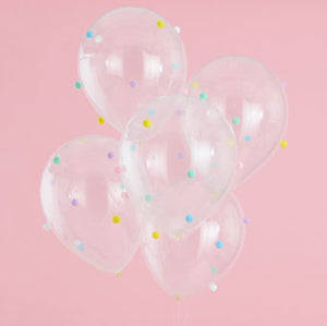 Pastel Party - Pastel Pom Pom Balloons