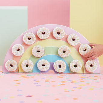 Pastel Party - Rainbow Donut Wall Holder