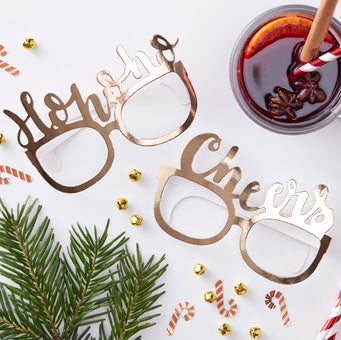Red & Gold Christmas - Funglasses