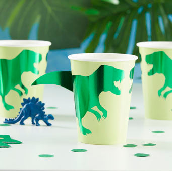 Roarsome - Paper Cups - Dinosaur - Foiled