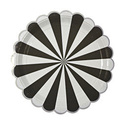 Silver Striped Plate
