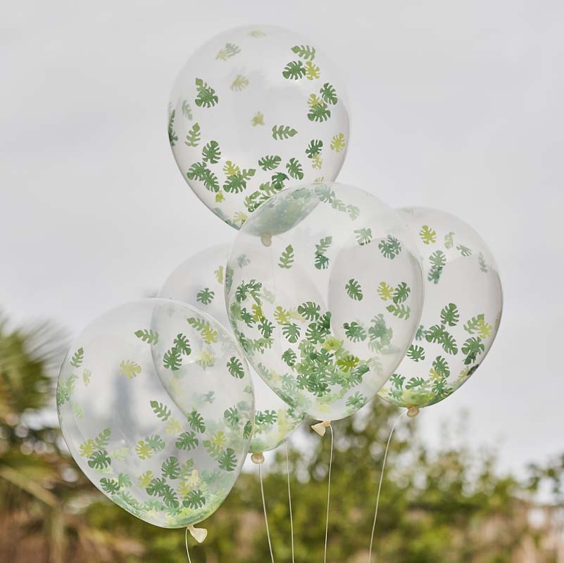 Lets Go Wild - Jungle Confetti Balloon Bundle