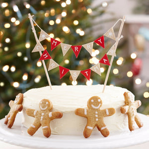 Cake Bunting - Merry Christmas