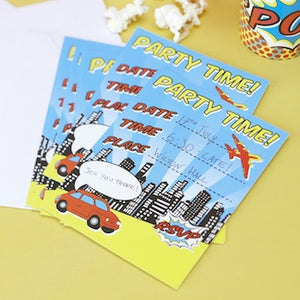 Pop Art Party - Party Invitations