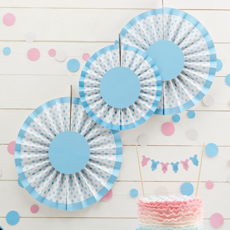 Little Lady or Mini Mister - Spotty Hanging Decorations
