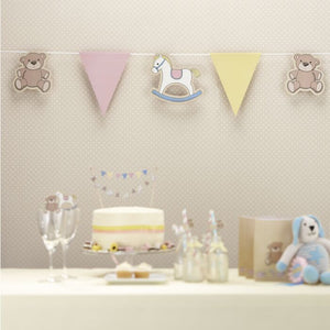 Paper Rocking Horse & Teddy Bunting