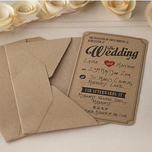 Vintage Affair - Wedding Invitations