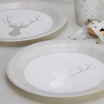 Christmas Metallics - Foiled Stag Plate
