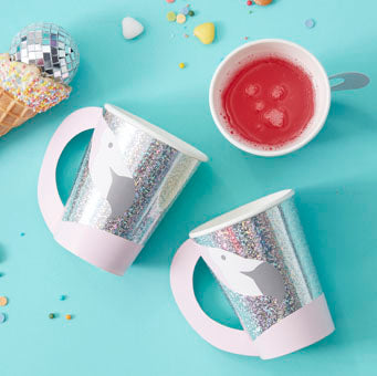 Good Vibes - Flamingo Shaped Paper Cups