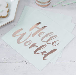 Hello World - Napkins