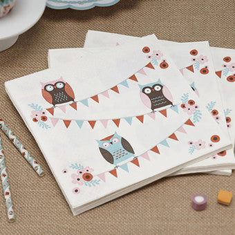 Patchwork Owl - Napkins