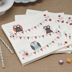 Patchwork Owl - Napkins
