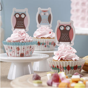 Patchwork Owl - Cupcake Kit