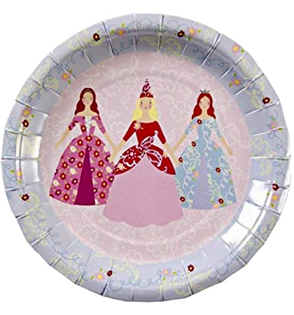 Princess Pack of 12 Plates