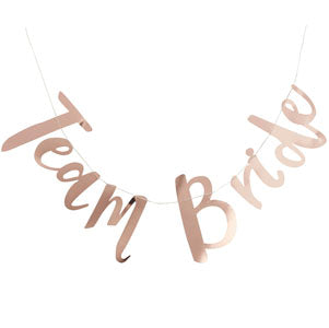 Team Bride - Bunting