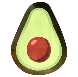 Viva La Fiesta - Avocado Shaped Paper Plates